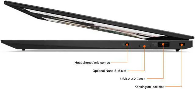 Alt view image 4 of 12 - Lenovo ThinkPad X1 Carbon 20XW004MUS 14" Laptop i5-1145G7 8GB 256GB SSD W10P