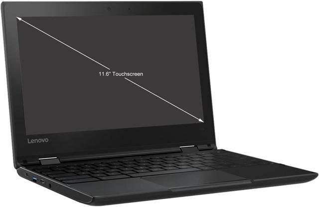 Alt view image 2 of 11 - Lenovo 500e Chromebook 2nd Gen 81MC004WUS 11.6" Touchscreen 2 in 1 Chromebook - HD - 1366 x 768 - Intel Celeron N4120 Quad-core (4 Core) 1.10 GHz - 4 GB RAM - 32 GB Flash Memory - Gray