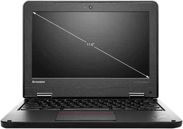 Alt view image 2 of 5 - Lenovo Chromebook 11e 1st Gen 11.6-in Laptop - Intel Celeron Celeron N2940 2nd Gen 1.83 GHz 4GB 16GB eMMC Chrome OS - Bluetooth, Webcam, Grade B