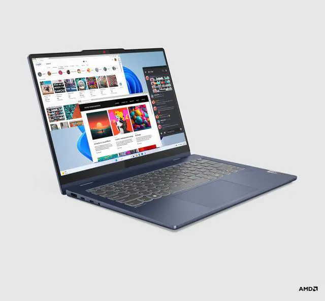 Alt view image 9 of 15 - Lenovo Notebooks AMD Ryzen 7 8845HS 1 TB PCIe SSD AMD Radeon 780M 14.0" Touch Screen Windows 11 Home IdeaPad 5