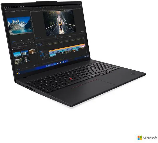 Alt view image 2 of 9 - Lenovo ThinkPad T16 Gen 3 - 16" Screen -Intel Ultra 7 155U  - 16GB RAM - 512GB SSD - Win 11 Pro(French) - Canadian French Keyboard