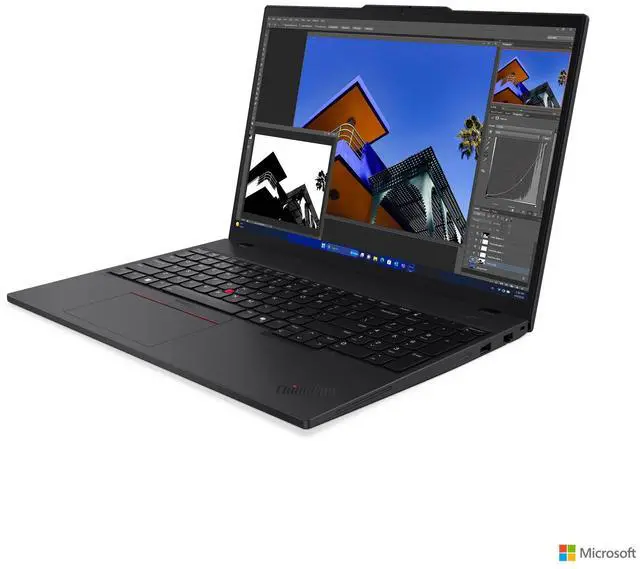 Alt view image 3 of 9 - Lenovo ThinkPad T16 Gen 3 - 16" Screen -Intel Ultra 7 155U  - 16GB RAM - 512GB SSD - Win 11 Pro(French) - Canadian French Keyboard