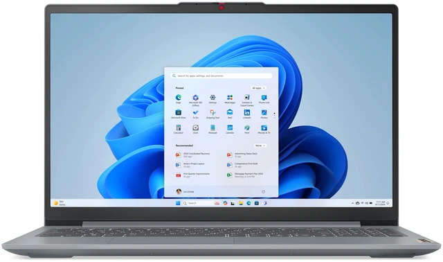 Alt view image 10 of 16 - Lenovo IdeaPad Slim 3 15IRU8 82X700GSUS 15.6" Notebook - Intel Core i3 13th Gen i3-1315U - 8 GB - 256 GB SSD - Windows 11 Home - Intel UHD Graphics - Webcam - Wi-Fi 6E