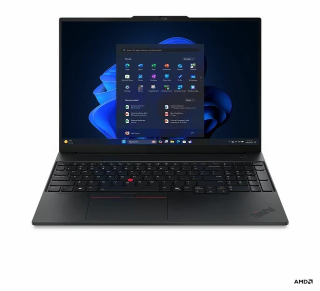 Alt view image 6 of 6 - Lenovo ThinkPad E16 Gen 4 21Y4004TUS 16" Touchscreen Copilot+ PC Notebook - AMD Ryzen AI 7 Ryzen AI 345 - 16 GB - 512 GB SSD - Windows 11 Pro - Webcam - Wi-Fi 7