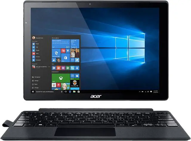 Main image of Acer Switch Alpha 12 SA5-271-356H Intel Core i3 6th Gen 6100U (2.30 GHz) 4 GB Memory 128 GB SSD 12" Touchscreen 2160 x 1440 2-in-1 Laptop Windows 10 Home 64-Bit