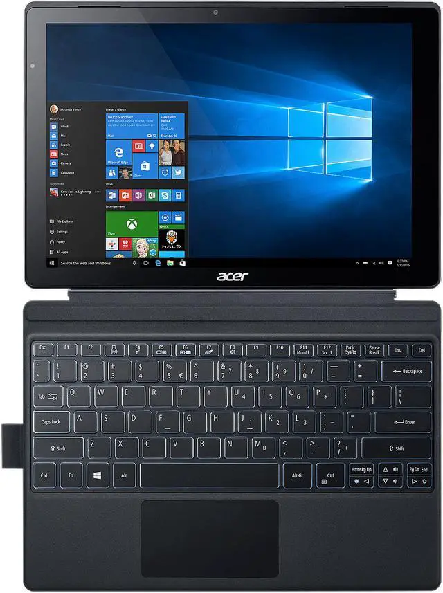 Alt view image 7 of 11 - Acer Switch Alpha 12 SA5-271-356H Intel Core i3 6th Gen 6100U (2.30 GHz) 4 GB Memory 128 GB SSD 12" Touchscreen 2160 x 1440 2-in-1 Laptop Windows 10 Home 64-Bit