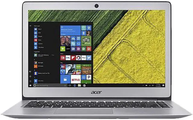 Alt view image 2 of 4 - Acer Laptop Swift SF314-51-384Z Intel Core i3 6th Gen 6100U (2.30 GHz) 4 GB Memory 128 GB SSD Intel HD Graphics 520 14.0" Windows 10 Home 64-Bit (Manufacturer Recertified)