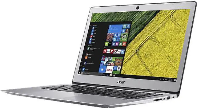 Main image of Acer Laptop Swift SF314-51-384Z Intel Core i3 6th Gen 6100U (2.30 GHz) 4 GB Memory 128 GB SSD Intel HD Graphics 520 14.0" Windows 10 Home 64-Bit (Manufacturer Recertified)