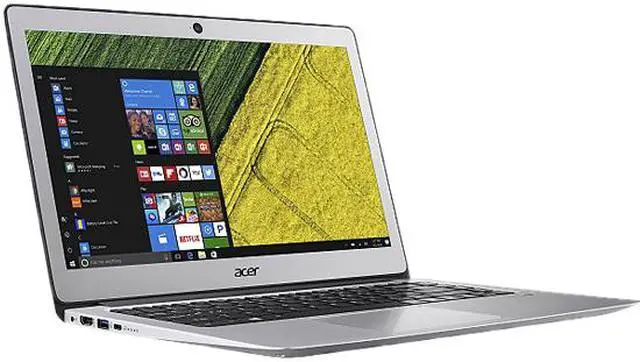 Alt view image 3 of 4 - Acer Laptop Swift SF314-51-384Z Intel Core i3 6th Gen 6100U (2.30 GHz) 4 GB Memory 128 GB SSD Intel HD Graphics 520 14.0" Windows 10 Home 64-Bit (Manufacturer Recertified)