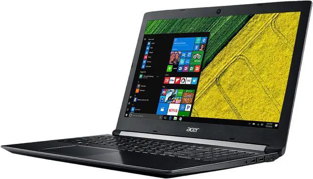 Main image of Acer Laptop Aspire 5 Intel Core i5 7th Gen 7200U (2.50 GHz) 8 GB Memory 1 TB HDD NVIDIA GeForce MX150 15.6" FHD 1920 x 1080 Windows 10 Home 64-Bit Obsidian Black A515-51G-58GZ