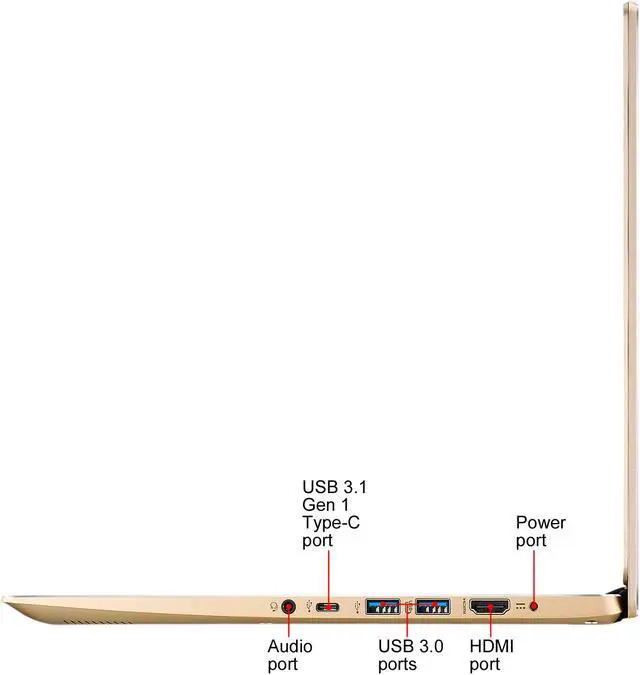 Alt view image 9 of 10 - Acer Laptop Swift 3 Intel Core i7-8550U 8GB Memory 256 GB SSD Intel UHD Graphics 620 15.6" Non-Touch Screen Windows 10 Home 64-bit SF315-52-81HD