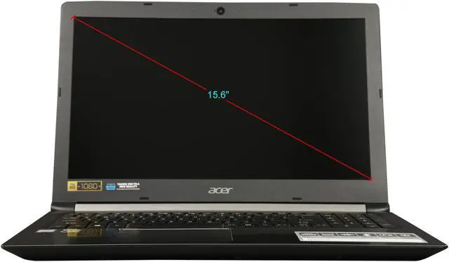 Alt view image 5 of 8 - Acer Aspire 7 A715-72G-79R9 15.6" FHD IPS GTX 1050 Ti i7-8750H 8 GB Memory 256 GB SSD Windows 10 Home Gaming Laptop