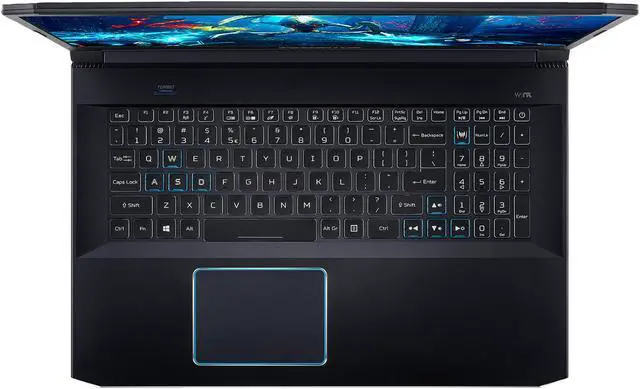 Alt view image 10 of 15 - Acer Predator Helios 300 - 17.3" GeForce GTX 1660 Ti - Intel Core i7-9750H  - 8GB Memory - 512 GB SSD - Windows 10 Home 64-bit - Gaming Laptop - IPS (PH317-53-77HB )