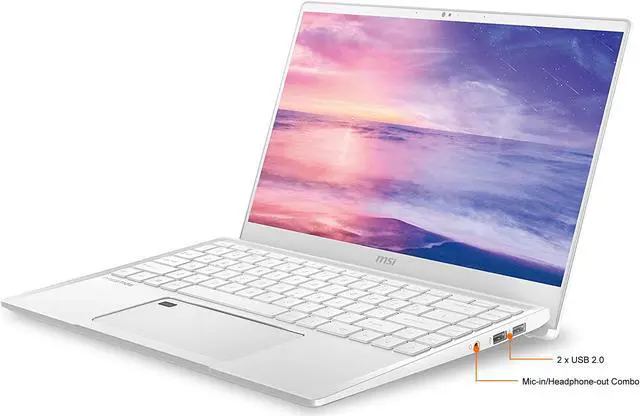 Alt view image 4 of 10 - MSI Laptop Prestige 14 A10SC-230 Intel Core i7 10th Gen 10510U (1.80 GHz) 16 GB LPDDR3 Memory 512 GB NVMe SSD NVIDIA GeForce GTX 1650 Max-Q 14.0" 4K/UHD Windows 10 Pro 64-bit