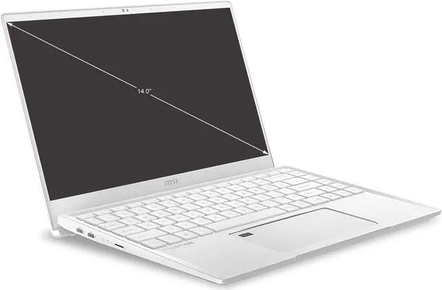 Alt view image 5 of 10 - MSI Laptop Prestige 14 A10SC-230 Intel Core i7 10th Gen 10510U (1.80 GHz) 16 GB LPDDR3 Memory 512 GB NVMe SSD NVIDIA GeForce GTX 1650 Max-Q 14.0" 4K/UHD Windows 10 Pro 64-bit