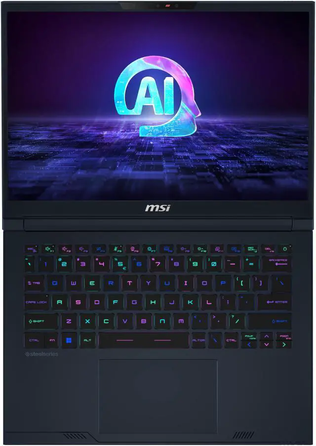 Alt view image 5 of 19 - MSI Stealth 14 AI 14" FHD+ 165Hz NVIDIA GeForce RTX 4050  Intel® Core™ Ultra7-155H 16GBDR5 1TB NVMe SSD Win 11PRO Ultra Thin and Light Gaming Laptop(A1VEG-090US)