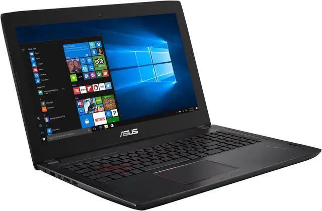Alt view image 2 of 19 - ASUS FX502VM-AH51 Gaming Laptop Intel Core i5 6th Gen 6300HQ (2.30 GHz) 16 GB Memory 1 TB HDD  GeForce GTX 1060 3 GB GDDR5 VR Ready 15.6" Full HD 1920 x 1080 Windows 10 Home 64-Bit