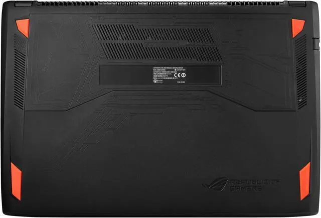 Alt view image 14 of 14 - Asus ROG Strix GL502VS-WS71 15.6" G-SYNC VR Ready Thin and Light Gaming Laptop, GeForce GTX 1070 8 GB, Intel Core i7-7700HQ 2.8 GHz (Turbo up to 3.8 GHz), 16 GB DDR4, 256 GB PCIe SSD + 1 TB HDD