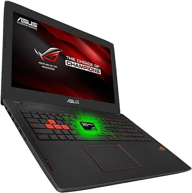 Alt view image 6 of 14 - Asus ROG Strix GL502VS-WS71 15.6" G-SYNC VR Ready Thin and Light Gaming Laptop, GeForce GTX 1070 8 GB, Intel Core i7-7700HQ 2.8 GHz (Turbo up to 3.8 GHz), 16 GB DDR4, 256 GB PCIe SSD + 1 TB HDD