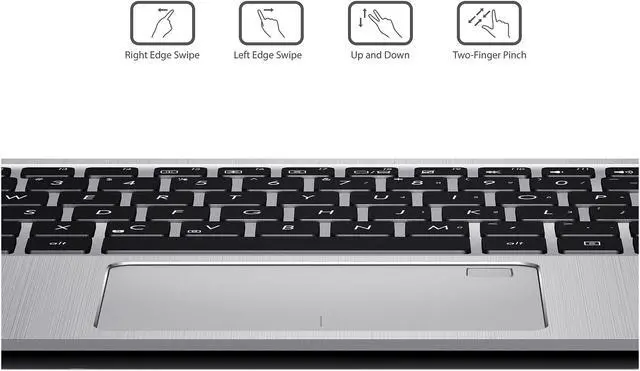 Alt view image 10 of 13 - ASUS VivoBook E403NA-US04 Thin and Lightweight 14" FHD Laptop, Intel Celeron N3350 Processor, 4 GB RAM, 64 GB eMMC Storage, 802.11ac Wi-Fi, USB-C, Windows 10