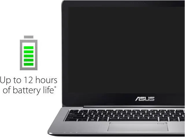 Alt view image 12 of 13 - ASUS VivoBook E403NA-US04 Thin and Lightweight 14" FHD Laptop, Intel Celeron N3350 Processor, 4 GB RAM, 64 GB eMMC Storage, 802.11ac Wi-Fi, USB-C, Windows 10