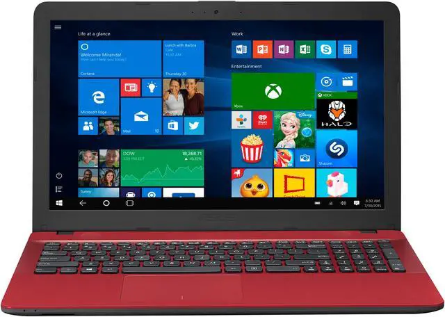 Alt view image 3 of 6 - ASUS VivoBook X541UA-WB51T-RD 15.6" HD Touchscreen Red Laptop, Intel Core i5-7200U Processor 2.5 GHz, 8 GB DDR4 RAM, 1 TB HDD, Windows 10