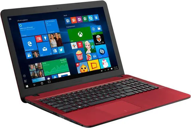 Alt view image 2 of 6 - ASUS VivoBook X541UA-WB51T-RD 15.6" HD Touchscreen Red Laptop, Intel Core i5-7200U Processor 2.5 GHz, 8 GB DDR4 RAM, 1 TB HDD, Windows 10