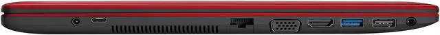 Alt view image 4 of 6 - ASUS VivoBook X541UA-WB51T-RD 15.6" HD Touchscreen Red Laptop, Intel Core i5-7200U Processor 2.5 GHz, 8 GB DDR4 RAM, 1 TB HDD, Windows 10