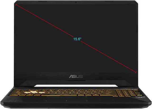 Alt view image 3 of 14 - ASUS TUF Gaming Laptop, 15.6" Full HD IPS-Type, AMD Ryzen 5 R5-3550H, GeForce GTX 1650, 8 GB DDR4, 512 GB PCIe SSD, Gigabit Wi-Fi 5, Windows 10 Home, TUF505DT-RB53