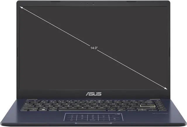 Alt view image 14 of 17 - ASUS Laptop L410 Ultra Thin Laptop, 14" FHD Display, Intel Celeron N4020 Processor, 4 GB RAM, 64 GB Storage, NumberPad, Windows 10 Home in S Mode, Star Black, L410MA-DB02