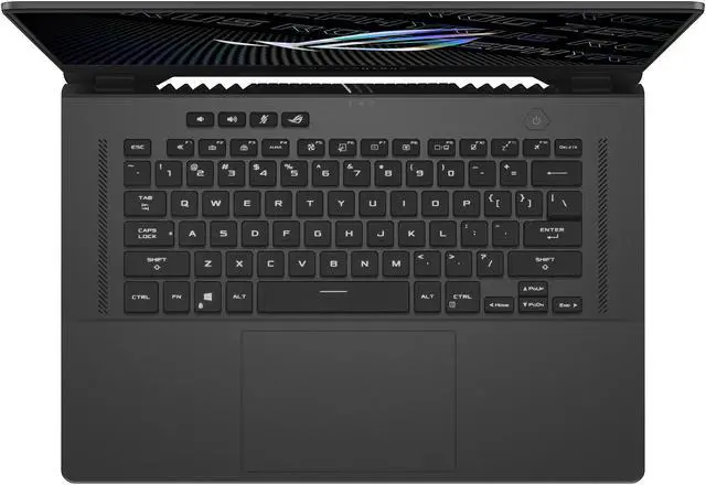 Alt view image 9 of 20 - ASUS ROG Zephyrus G15 Ultra Slim Gaming Laptop, 15.6" 165Hz QHD, GeForce RTX 3060, AMD Ryzen 9 5900HS, 16GB DDR4, 512GB PCIe NVMe SSD, Wi-Fi 6, Windows 10, Eclipse Gray, GA503QM-BS94Q