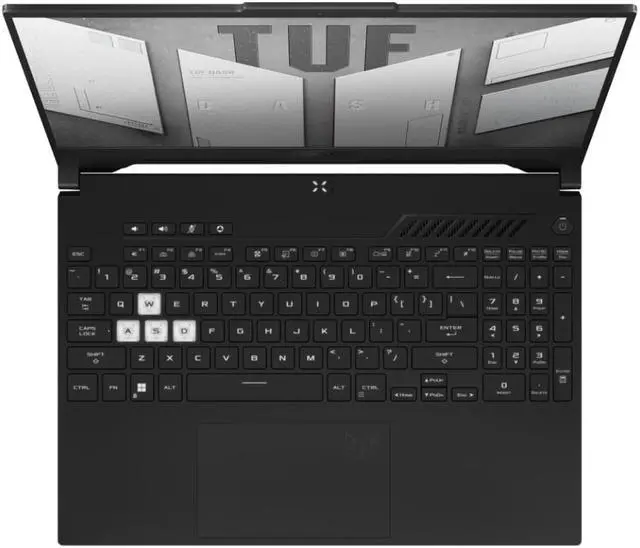 Alt view image 2 of 9 - Asus TUF Dash FX517ZE-RS51 15.6" 8GB 512GB SSD Core i5-12450H 2GHz WIN11H, Off Black