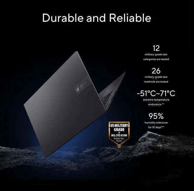 Alt view image 9 of 9 - ASUS Vivobook 17X Laptop - Intel i9 13900H - 16GB RAM 1TB SSD - Indie Black (K3704VA-DS96)