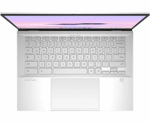 Alt view image 5 of 8 - Asus ExpertBook CX54 Chromebook Plus Enterprise CX5403CMA-DB586 14" Chromebook - Intel Core Ultra 5 115U - 8 GB - 256 GB SSD - Fog Silver - ChromeOS - IEEE 802.11ax Wireless LAN Standard