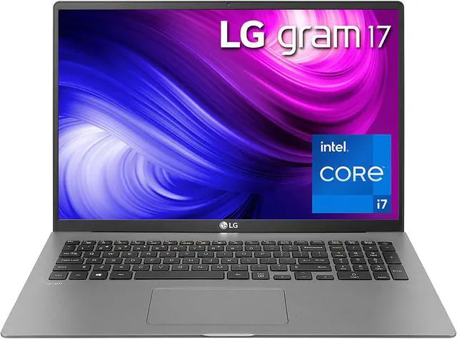 Main image of LG Gram Ultra-Slim Laptop 17Z95N-G.AAS8U1 Intel Core i7 11th Gen 1165G7 (2.80 GHz) 16 GB Memory 1 TB NVMe SSD Intel Iris Xe Graphics 17" IPS 2560 x 1600 Windows 10 Home 64-bit