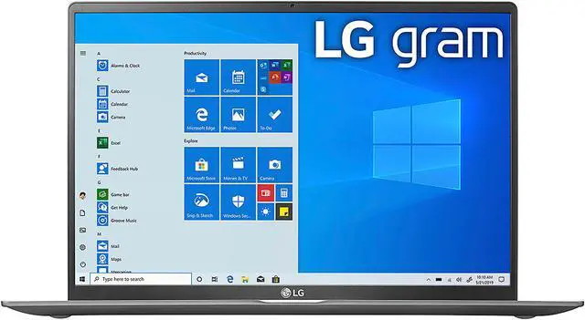Alt view image 2 of 7 - LG Gram Ultra-Slim Laptop 17Z95N-G.AAS8U1 Intel Core i7 11th Gen 1165G7 (2.80 GHz) 16 GB Memory 1 TB NVMe SSD Intel Iris Xe Graphics 17" IPS 2560 x 1600 Windows 10 Home 64-bit