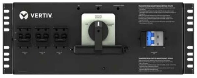 Alt view image 3 of 3 - Vertiv Maintenance Bypass with Power Distribution - VMBC-20KMVRT4U
