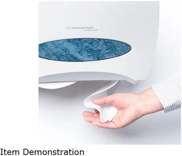 Alt view image 2 of 3 - Kimberly-Clark Windows JRT Jr. Escort Jumbo Roll Bath Tissue Dispenser 16 x 5 4