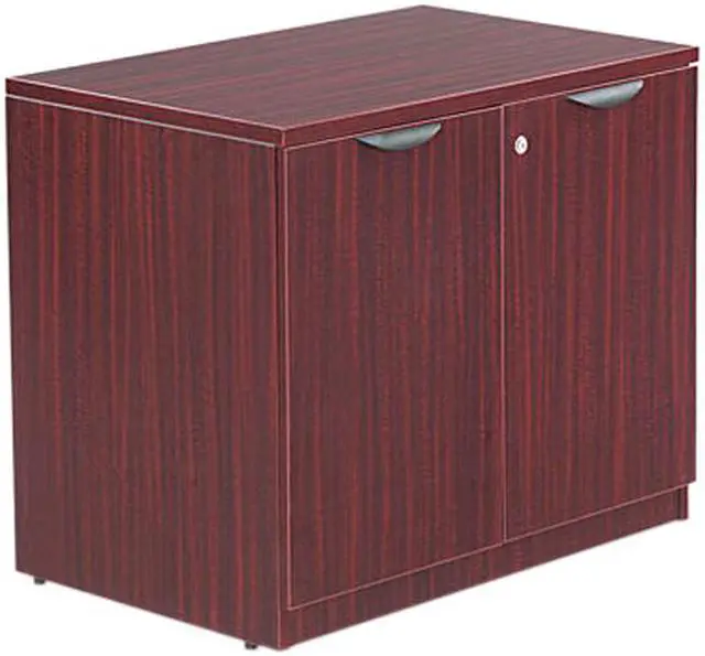 Main image of Alera Valencia Series Storage Cabinet, 34w x 22-3/4d x 29-1/2h, Mahogany