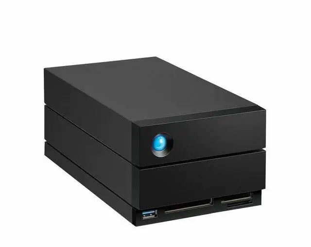Main image of LaCie 2big Dock DAS Storage System - 48 TB Installed HDD Capacity - RAID Supported - 2 x Total Bays - 2 x 3.5" Bay - STLG48000400