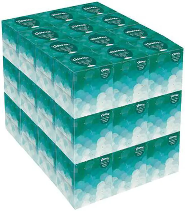 Alt view image 4 of 5 - Kleenex Professional Facial Tissue Cube for Business (21270), Upright Face Tissue Box, 36 Boxes / Case, 95 Tissues / Box, 3,420 Tissues / Case