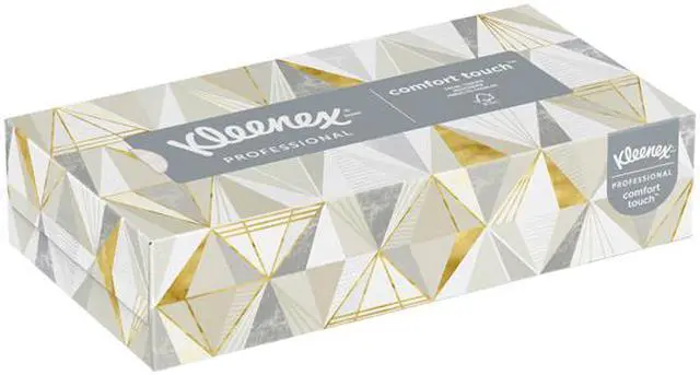 Alt view image 3 of 6 - Kleenex Professional Facial Tissue for Business (21606), Flat Tissue Boxes, 48 Boxes / Case, 125 Tissues / Box