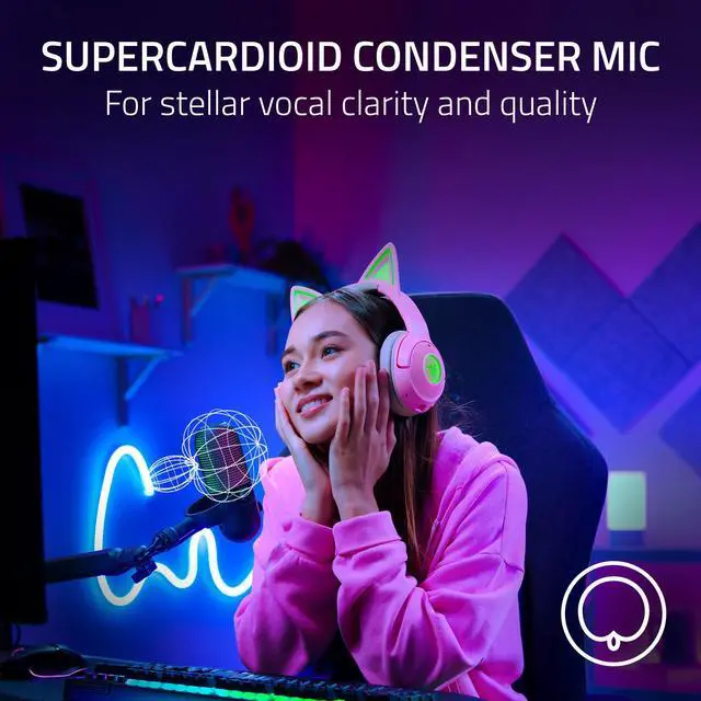 Alt view image 4 of 7 - Razer Seiren V3 Chroma RGB USB Microphone with Tap-to-Mute