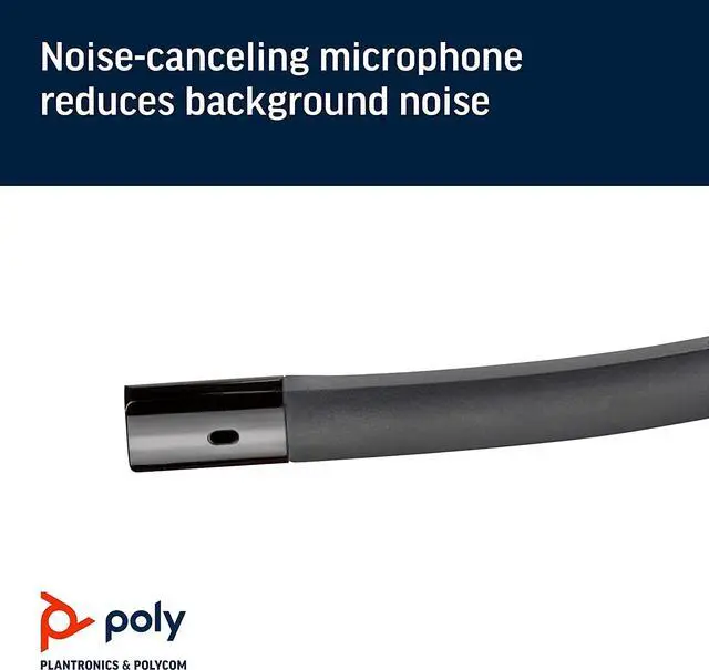 Alt view image 4 of 6 - Plantronics - Blackwire 5210 - Wired, Single Ear (Monaural) Headset with Boom Mic