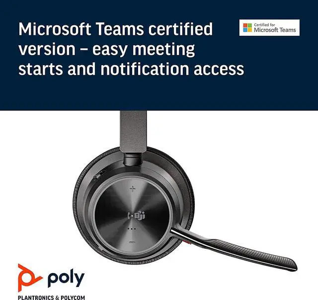 Alt view image 5 of 8 - Poly Voyager Focus 2 Headset