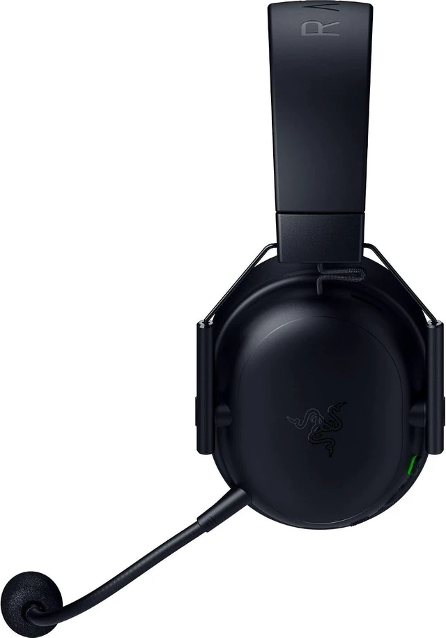 Alt view image 10 of 10 - Razer BlackShark V3 Wireless PC Gaming Headset, 50mm Drivers, Super Wideband Mic, 2.4 GHz & Bluetooth & USB, 70 Hr Battery, Multi-Platform, Black