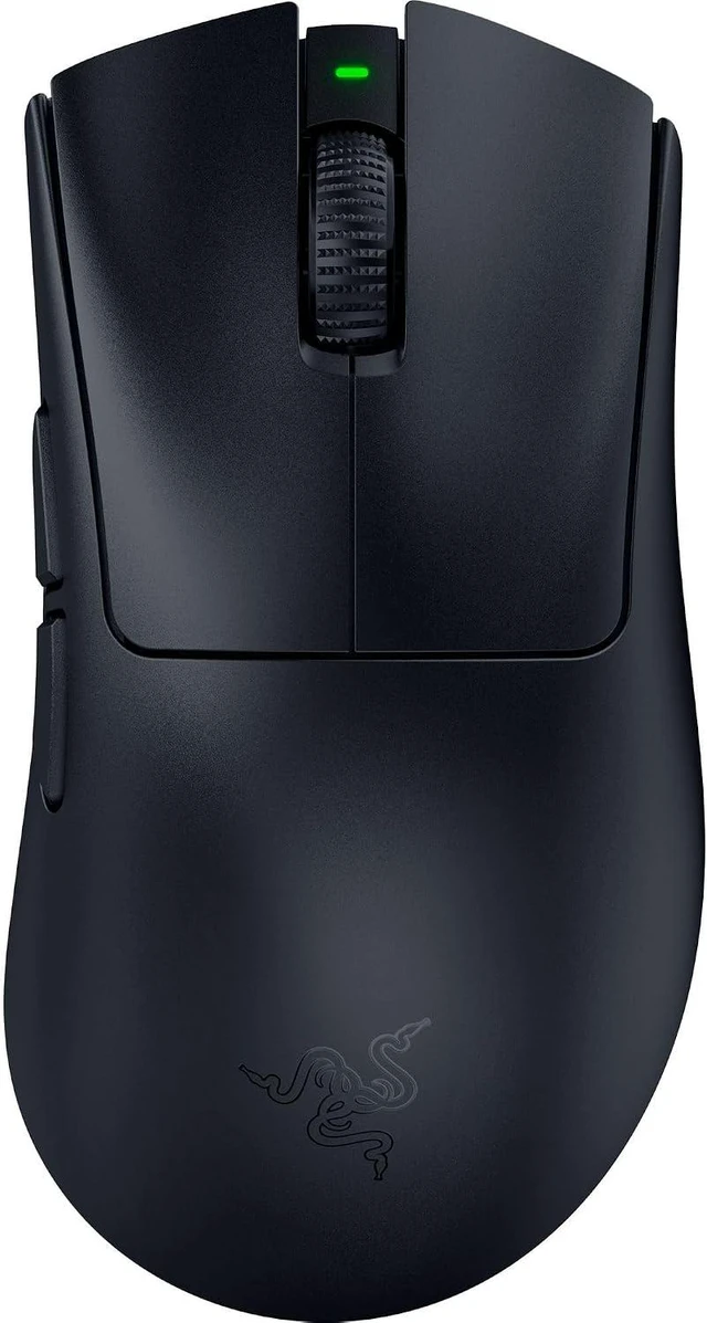 Alt view image 9 of 9 - Razer DeathAdder V4 Pro Wireless Gaming Mouse, 8K Polling Rate, HyperSpeed Wireless Gen-2, Optical Scroll Wheel, Optical Switches Gen-4, Focus Pro 45K Sensor Gen-2, PTFE Feet for esports Gaming, Black