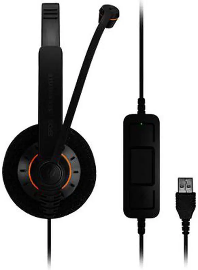 Alt view image 4 of 4 - EPOS Sennheiser SC 30 USB ML Monaural On-Ear USB Wired Headset with Microphone