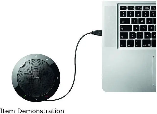 Alt view image 5 of 5 - Jabra Speak 510+ MS Portable Speaker for Music and Calls Black