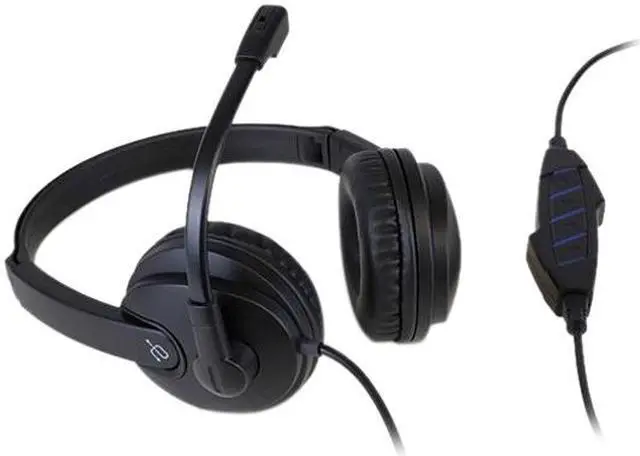 Alt view image 2 of 5 - Aluratek - Wired USB Stereo Headset with Boom Mic - Black